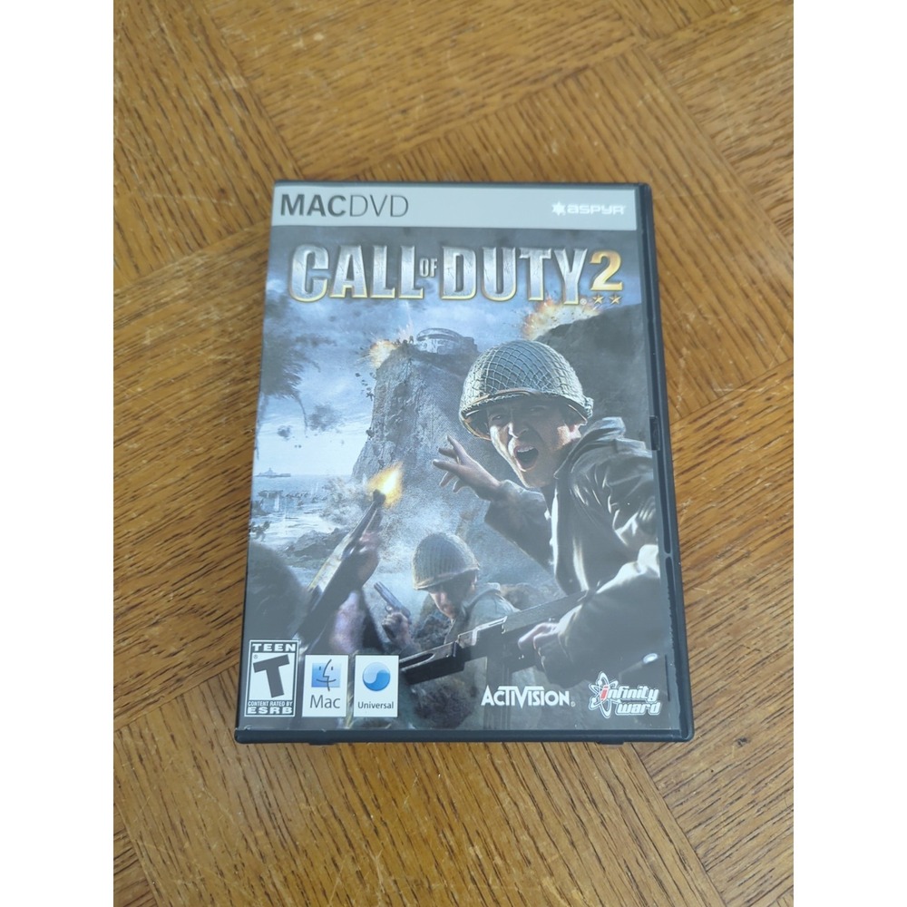 Call‎ of Duty 2 - Mac Video Game CIB - Mac OS X 10.4.5 Or Later